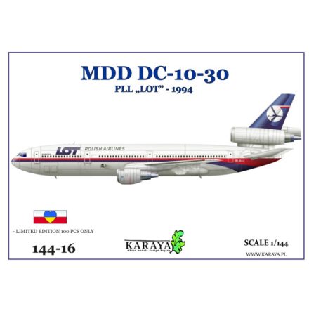 KARAYA DC-10-30 Polish LOT makett