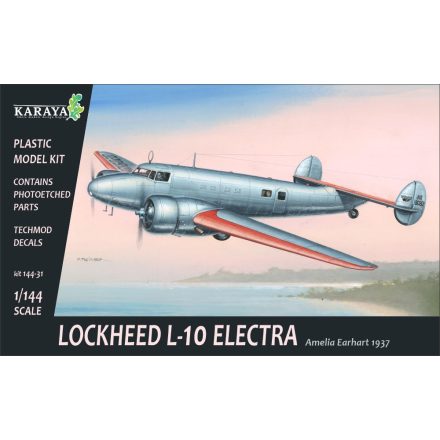 KARAYA Lockheed L-10 Electra Amelia Earhart 1937 makett