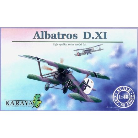 KARAYA Albatros D.XI – second version – resin + pe + decals makett