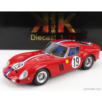   KK-SCALE FERRARI 250 GTO COUPE ch.3705gt TEAM PIERRE NOBLET N 19 2nd 24h LE MANS 1962 J.GUICHET - P.NOBLET