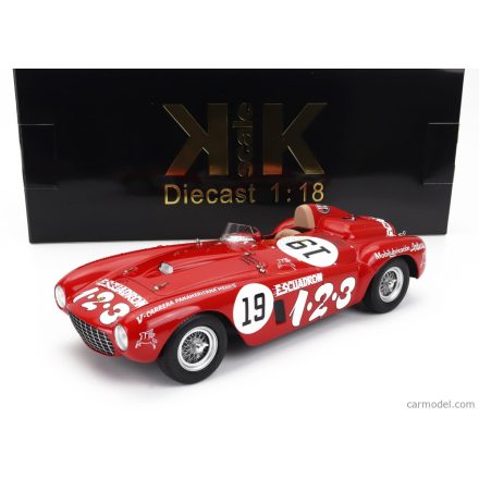 KK-SCALE FERRARI 375 PLUS 5.0L V12 SPIDER ESCUADRON 1.2.3 N 19 WINNER V CARRERA PANAMERICANA 1954 UMBERTO MAGLIOLI
