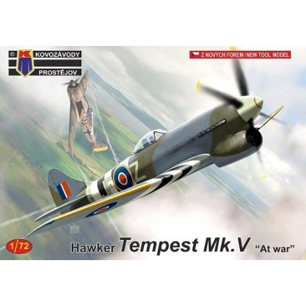 KP Model Hawker Tempest Mk.V "At war" makett