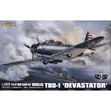 Great Wall Hobby Douglas TBD-1 'Devastator' , VT-6 at Wake Island 1942 makett