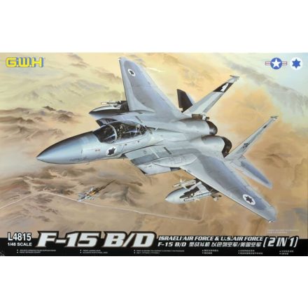 Great Wall Hobby McDonnell F-15B/D Eagle Israeli Air Force & U.S.Air Force makett