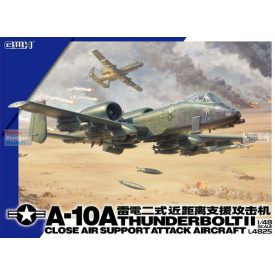   Great Wall Hobby A-10A Thunderbolt II Close Air Support Attack Aircraft makett
