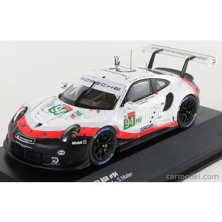 IXO PORSCHE 911 991 RSR PORSCHE GT TEAM N 94 24h LE MANS 2018 R.DUMAS - T.BERNHARD - S.MULLER