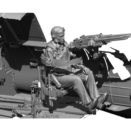 Legend WW2 US Navy Rear Gunner I 2 Heads makett