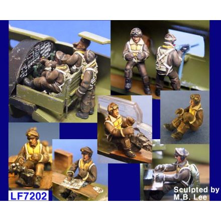 Legend B-17 Flying Fortress Crew set 10 Figures makett