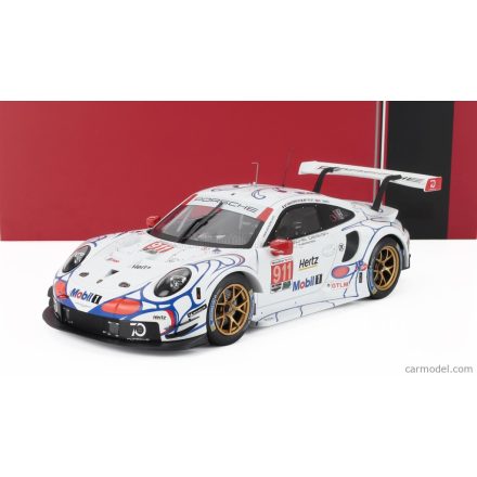 IXO PORSCHE 911 991 RSR TEAM PORSCHE GT N 911 WINNER GTLM CLASS PETIT LE MANS 2018 PATRICK PILET - NICK TANDY - FREDERIC MAKOWIECKI