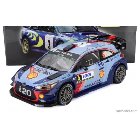   EDICOLA HYUNDAI i20 WRC COUPE N 5 WINNER RALLY TOUR DE CORSE 2017 T.NEUVILLE - N.GILSOUL