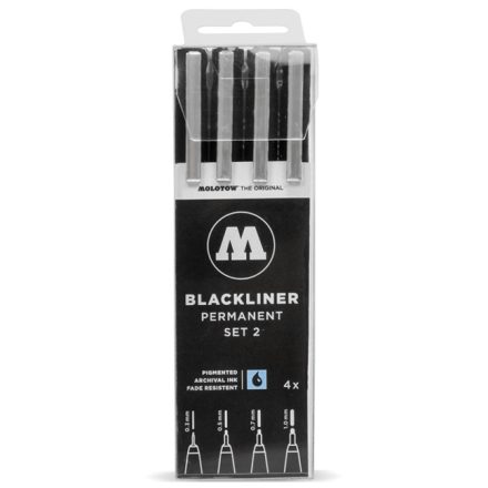 Molotow Blackliner 2 filctoll szett