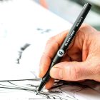 Molotow Blackliner Brush S ecsethegyű filctoll