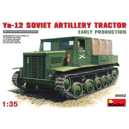 MiniArt Ya-12 Soviet Artillery Tractor Early makett