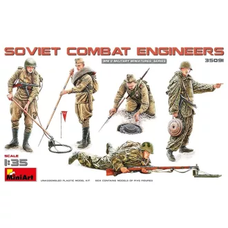 MiniArt - Soviet Combat Engineers 1:35 figura készlet