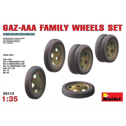 MiniArt GAZ-AAA Family Wheels set