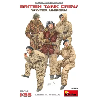   MiniArt - British Tank Crew (Winter Uniform) 1:35 harci jármű makett
