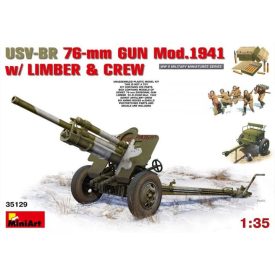 MiniArt USV-BR 76mm Gun Mod.1941 w/Limber & Crew makett