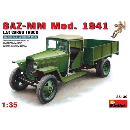 MiniArt GAZ-MM Mod. 1941 Cargo Truck makett