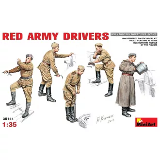 MiniArt - Red Army Drivers 1:35 figura készlet