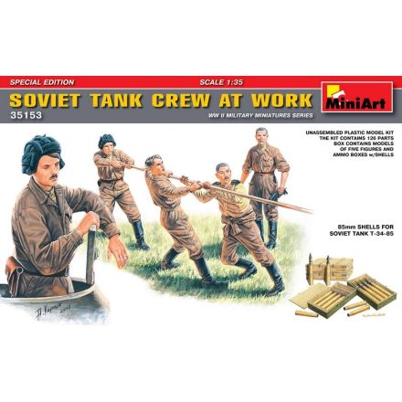 MiniArt Soviet Tank Crew at Work Special Edition