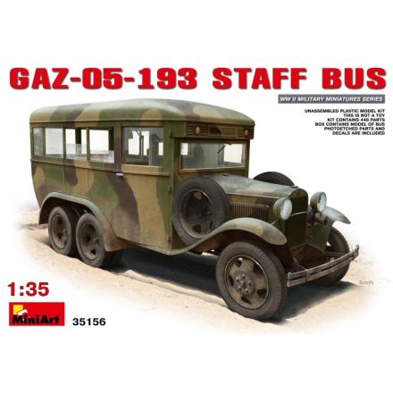 MiniArt GAZ-05-193 Staff Bus makett