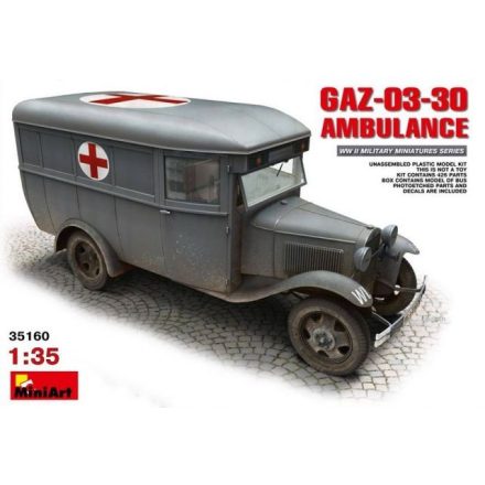 MiniArt GAZ-03-30 Ambulance makett