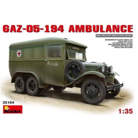 MiniArt GAZ-05-194 Ambulance makett