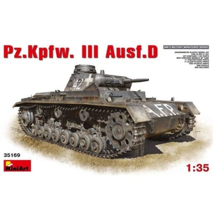 MiniArt Pz.Kpfw. III Ausf. D makett