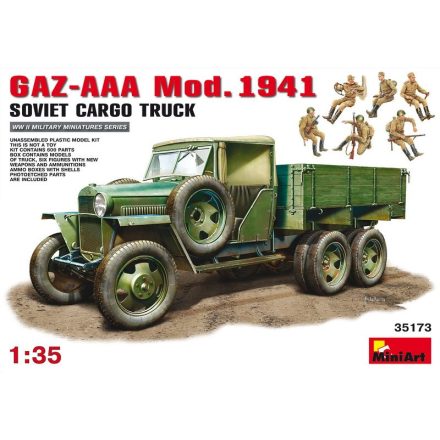 MiniArt GAZ-AAA Cargo Truck Mod. 1941 makett