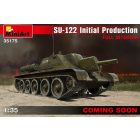 MiniArt SU-122 Initial Production w/Full Interior makett