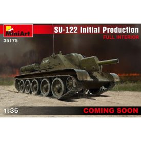 MiniArt SU-122 Initial Production w/Full Interior makett