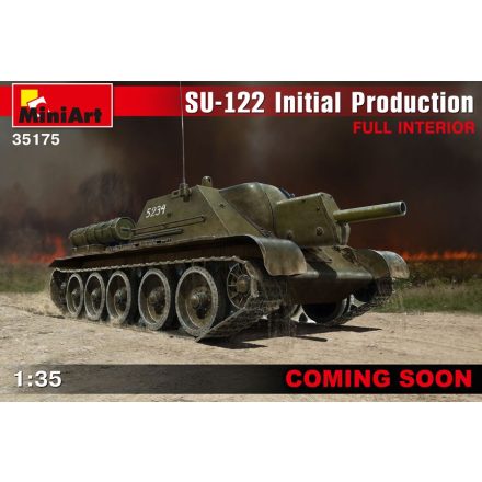 MiniArt SU-122 Initial Production w/Full Interior makett