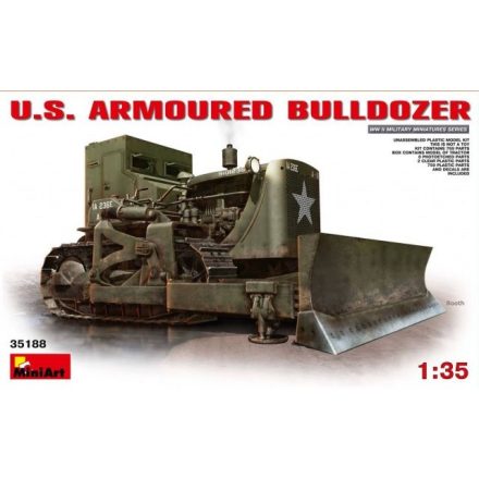 MiniArt U.S. Armoured Buldozer makett