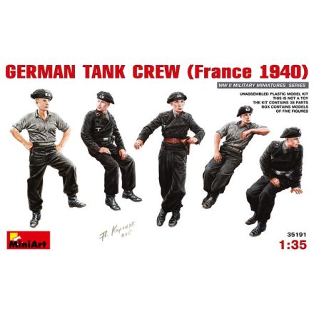 MiniArt German Tank Crew (France 1940)