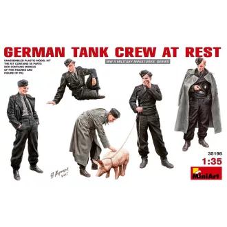 MiniArt - German Tank Crew at Rest 1:35 harci jármű makett