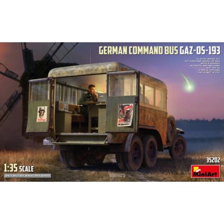 MiniArt German Command Bus GAZ-05-193 makett