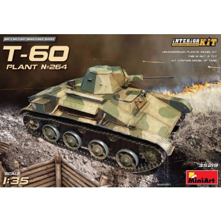 MiniArt T-60 (Plant No.264,Stalingrad) InteriorKit makett