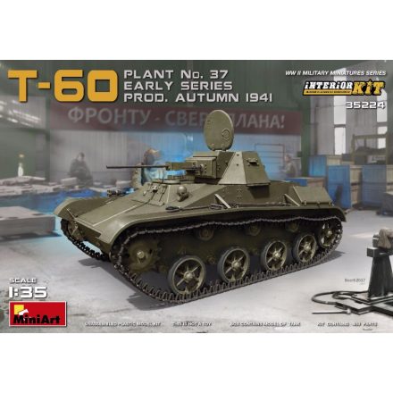 MiniArt T-60 (Plant No.37) Early Series Interior Kit makett