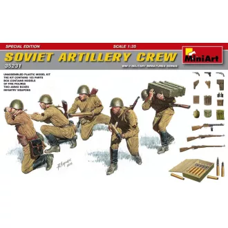   MiniArt - Soviet Artillery Crew.különleges kiadás 1:35 figura készlet