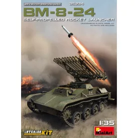   MiniArt BM-8-24 Self-Propelled Rocket Launcher Interior Kit makett