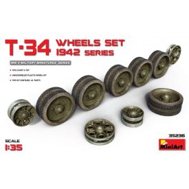 MiniArt T-34 Wheels Set. 1942 Series makett