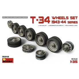 MiniArt T-34 Wheels Set. 1943-44 Series makett
