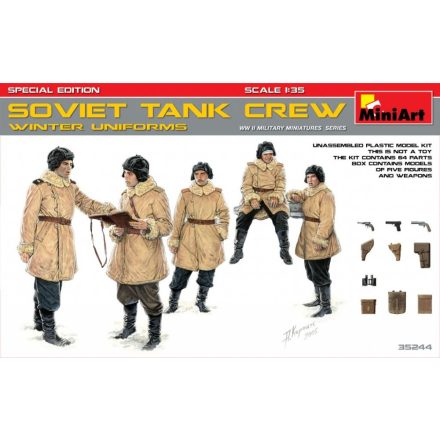 MiniArt Soviet Tank Crew (Winter Uniforms) Special Edition