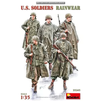 MiniArt - U.S. SOLDIERS RAINWEAR 1:35 figura készlet