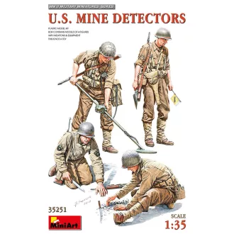 MiniArt - U.S. Mine Detectors 1:35 figura makett