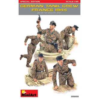   MiniArt - German Tank Crew (France 1944). különleges kiadás 1:35 harci jármű makett