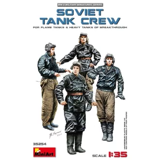   MiniArt - Soviet TankCrew(forFlameTanks&HeavyTanksofBreak) 1:35 harci jármű makett
