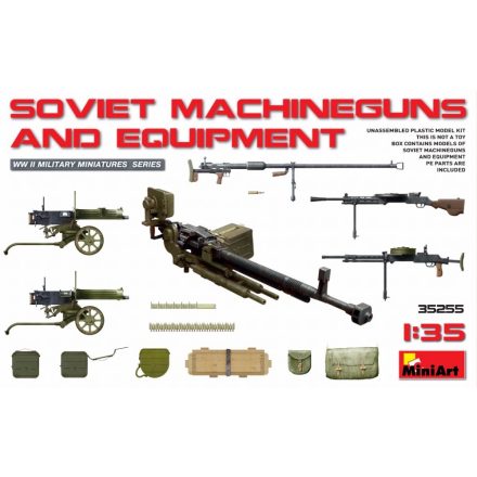 MiniArt Soviet Machine Guns & Equipment
