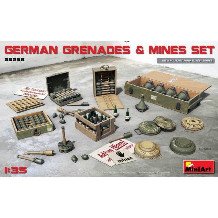 MiniArt GERMAN GRENADES & MINES SET
