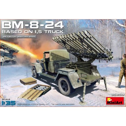 MiniArt BM-8-24 Based on 1,5t Truck makett